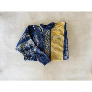 Cuggi (Coogi) Medium Sweater with Tag and Flaw